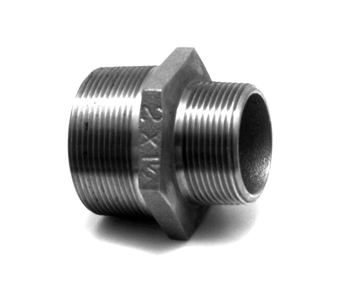 RVS verloopnippel 1/2&#039;&#039;x1/4&#039;&#039;