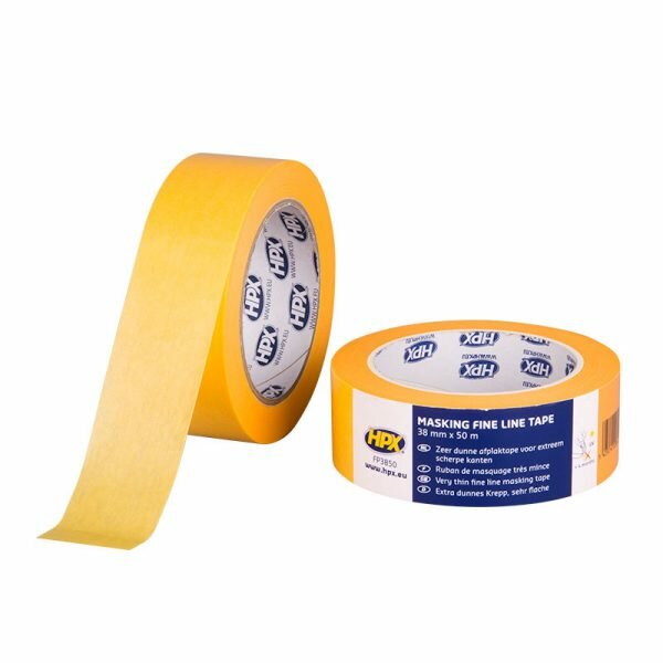 Afplaktape Fine line 36mm oranje p/50mtr.