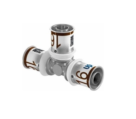 Uponor t-stuk 16mm pers