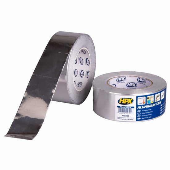 Aluminium tape 50mm p/50mtr.