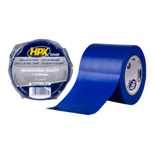 Isolatietape 50mm blauw p/10mtr.