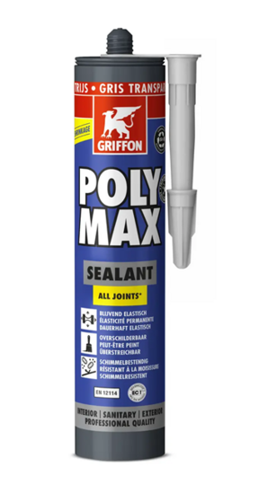 Griffon polymax sealant grijs/transparant