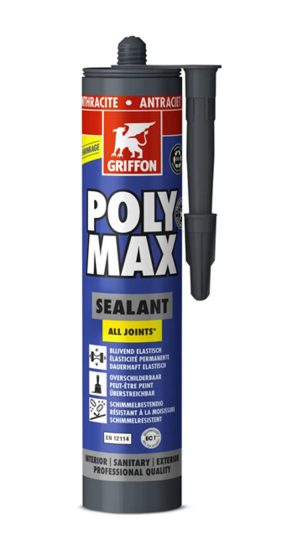 Griffon polymax sealant antraciet