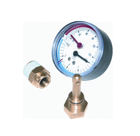 Mano- en temperatuurmeter 1/2&quot;