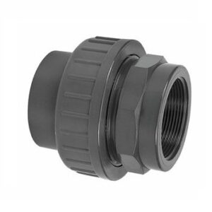Pvc 3-delige koppeling 32x1'' bi.dr. 10bar