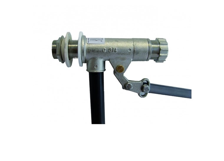 Messing vlotter 1″ bu.dr.