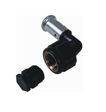 Henco knie 16×1/2″ bi.dr.+ plug pers