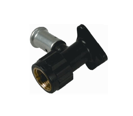 Henco muurplaat 26×3/4″ bi.dr. pers