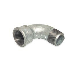 Bocht 90gr. 1 1/4” bi.xbu.dr. gegalv.