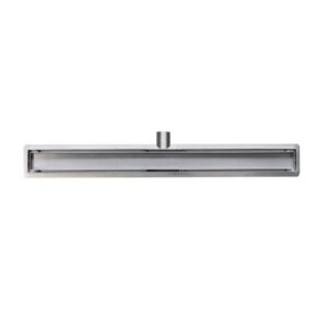 Rvs douchedrain 800mm + tegelrooster
