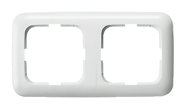 B&J afdekraam 2-voudig rf wit