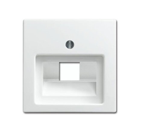 B&J inzetplaat enkel tbv utp blc wit