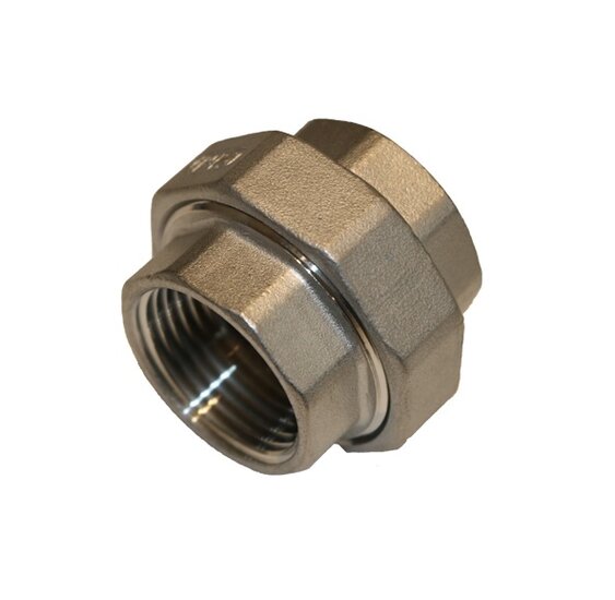 RVS 3-delige koppeling   2”  bi.dr.