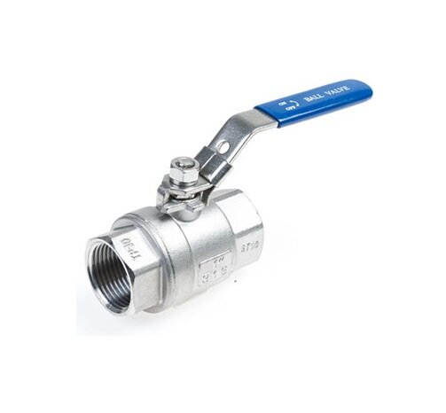 RVS kogelkraan 3/8” bi.dr.