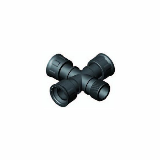 Manifold kruisstuk 3×1″ bi.dr.x1″ bu.dr.