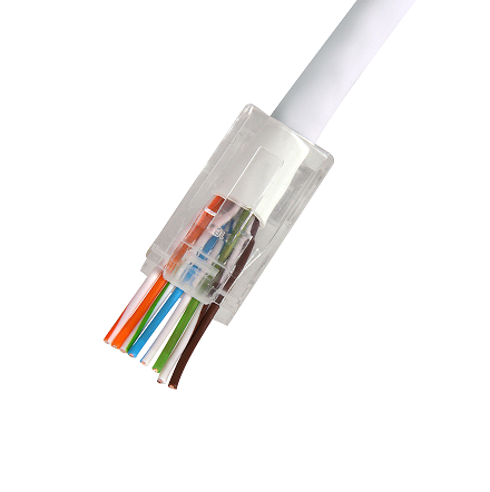 Utp cat 6 RJ45 QC stekker p/10st.
