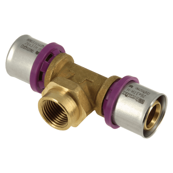 T-stuk 26×1″x26mm alupers