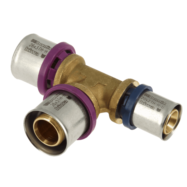 T-stuk 26x26x20mm alupers