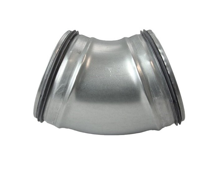Spiraal bocht 150mm 45gr. glad safe - Afbeelding 3