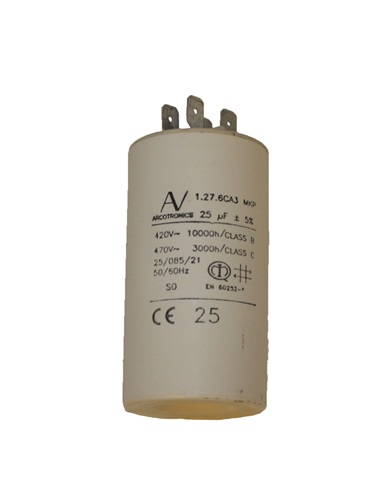 Dab condensator 25UF tbv Jet 112/132M