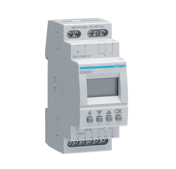 Hager astro schakelklok 2-kanaals