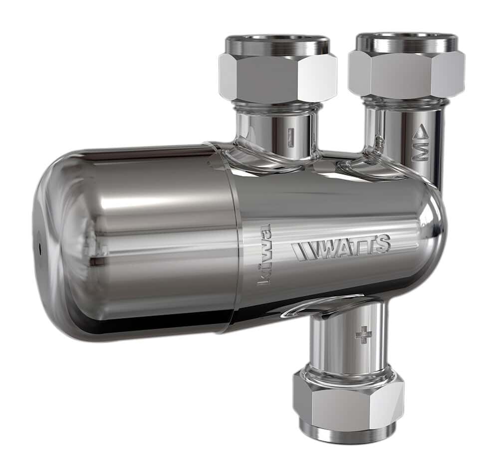 Watts mengventiel 15mm knel verchroomd - Afbeelding 1