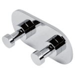 Geesa Nemox handdoekhaak dubbel chroom - Thumbnail Image 1