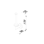 Geesa Nemox reserverolhouder chroom - Thumbnail Image 4