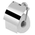Geesa Nemox toiletrolhouder met klep chroom - Thumbnail Image 1