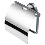 Geesa Nemox toiletrolhouder met klep chroom - Thumbnail Image 2